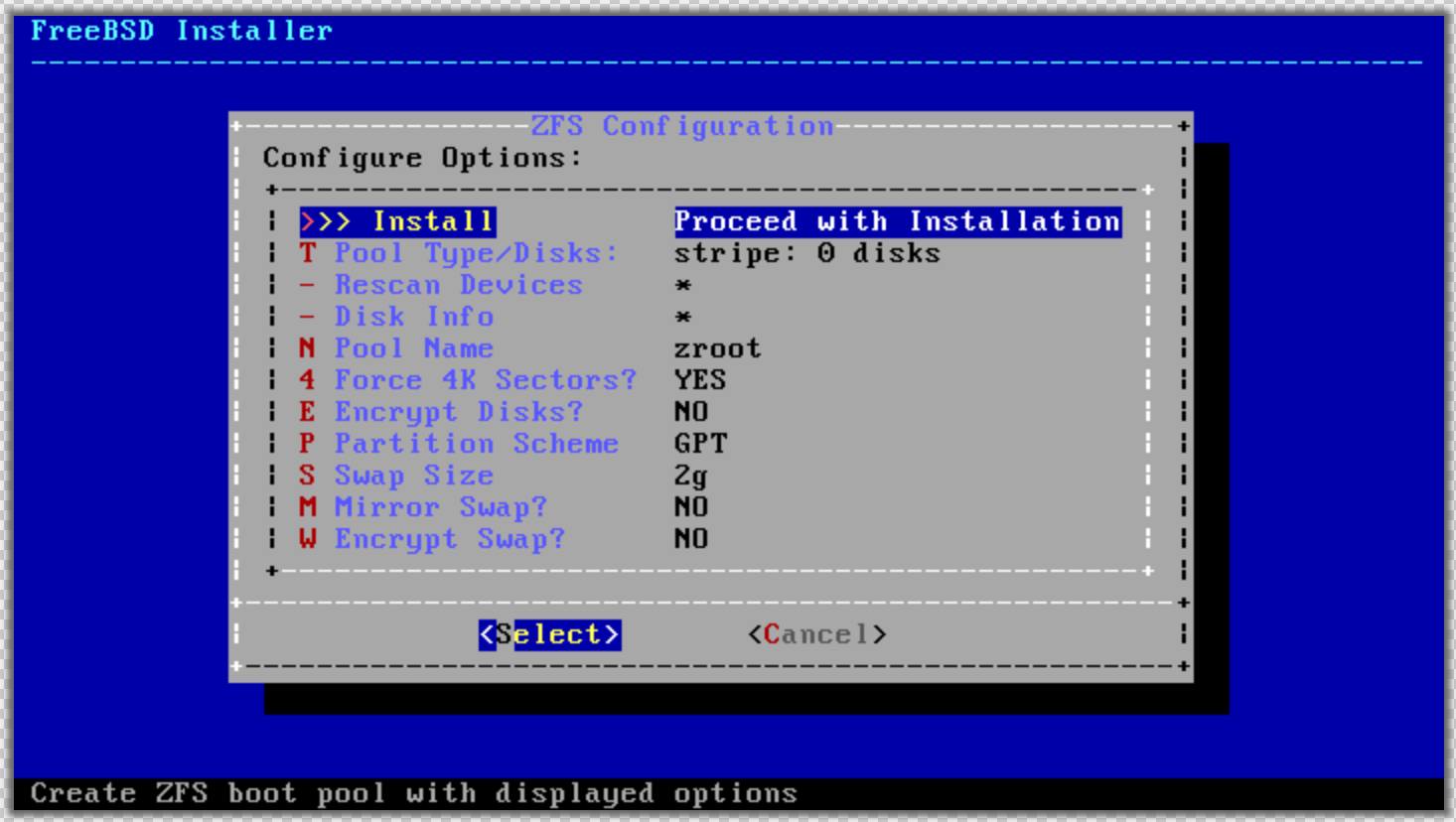 FreeBSD partition confirmation